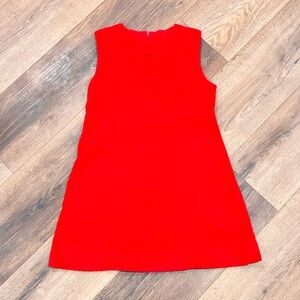 Peaches And Cream Red Corduroy Dress Christmas Holiday Outfit Sleeveless 8 Girl